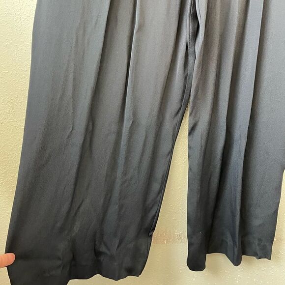 Vintage Traces Black Dress Jumpsuit Size 10 EUC - Picture 4 of 8